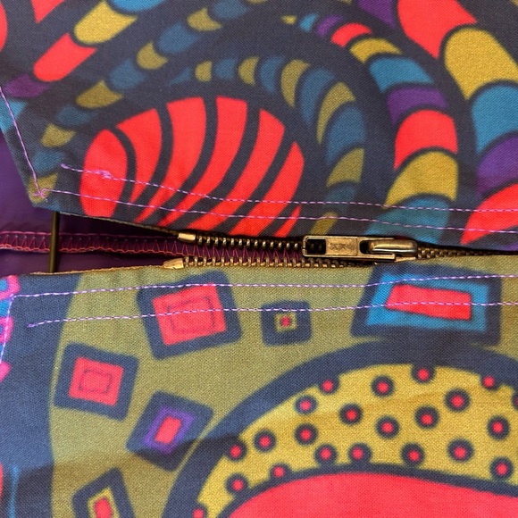 DIY (I think) crazy fun L galactic cotton jacket in EUC no filters.BRIGHT!! FUN! - Picture 15 of 16